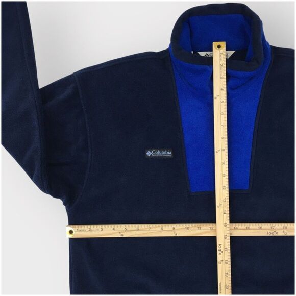 Vintage Columbia Mens Full Zip Fleece Jacket Size Oversize L Zip Pockets Blue‎ - Picture 7 of 8